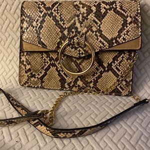 Snakeprint purse
